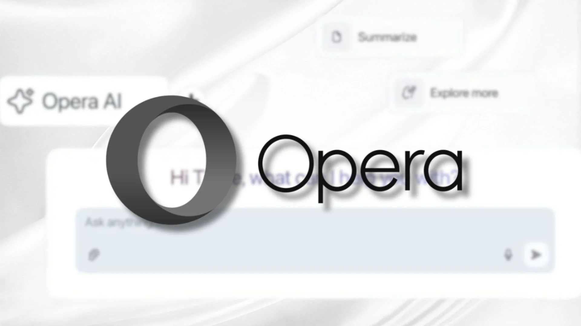 Opera Android'e AI