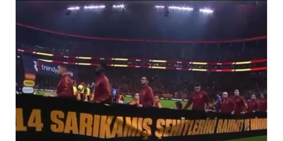 Galatasaray'dan Sarıkamış Şehitlerine Anlamlı Saygı Duruşu: Milli Vefa Örneği
