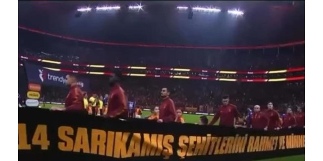 Galatasaray'dan Sarıkamış Şehitlerine Anlamlı Saygı Duruşu: Milli Vefa Örneği