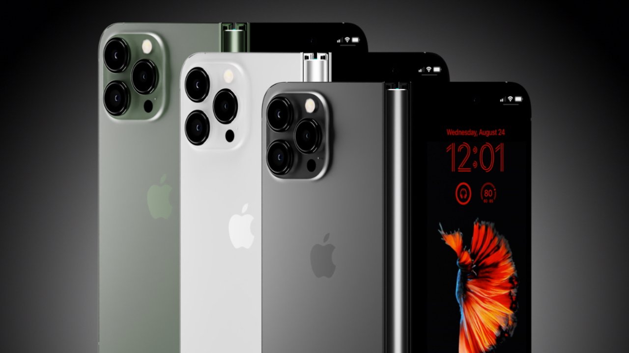 Apple’ın katlanabilir iPhone kamera tasarımı