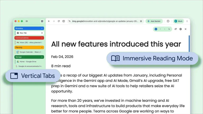 Google Chrome Dikey Sekmeler Özelliği Çıktı: Nasıl Açılır?