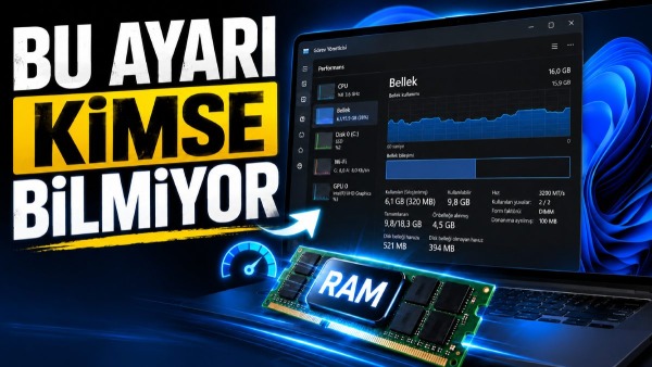 Windows 11’de RAM’i sınırlama: msconfig’te “Bellek üst sınırı” ayarı nasıl yapılır?